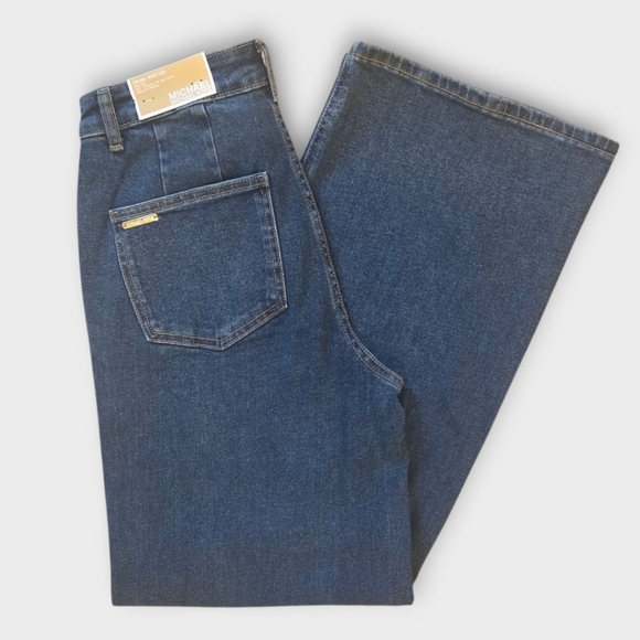 ⭐️ NWT - Michael Kors - Selma Wide Leg Jeans - Size 6 - Picture 1 of 9